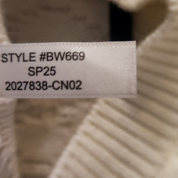 J. Crew Cream Cable Knit Poncho Sweater - Picture 5 of 6